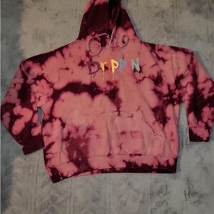 Franchise Los Angeles "Drippin" Maroon Script Hoodie - Size XL